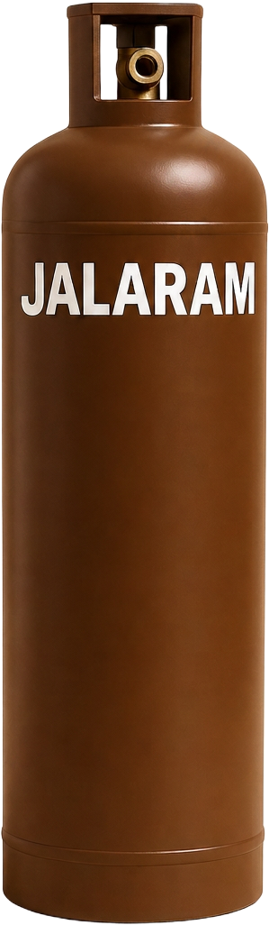 Jalaram Acetylene gas cylinder — Maroon cylinder
